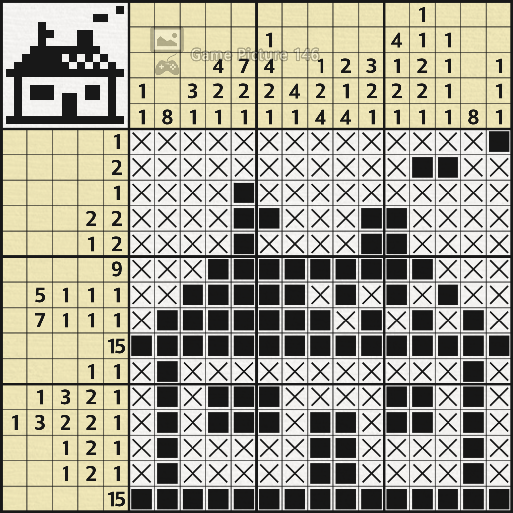 Nonograms Katana 15x15 All Answers To The Puzzles • Game Picture 146 8413