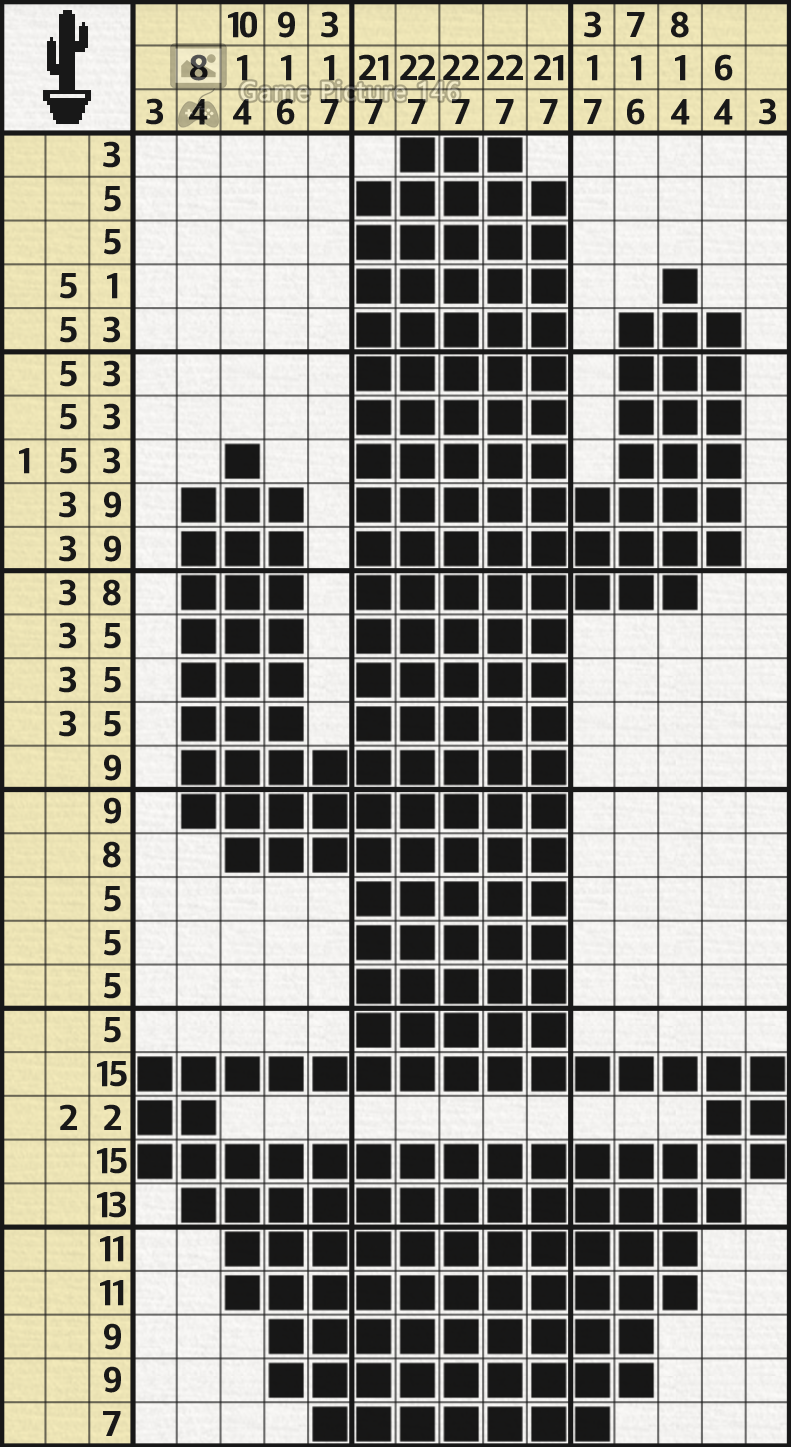 Nonograms Katana 25x30 All Answers To The Puzzles • Game Picture 146 5510