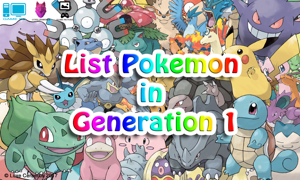 List Pokemon Generation 1 - Game Picture 146